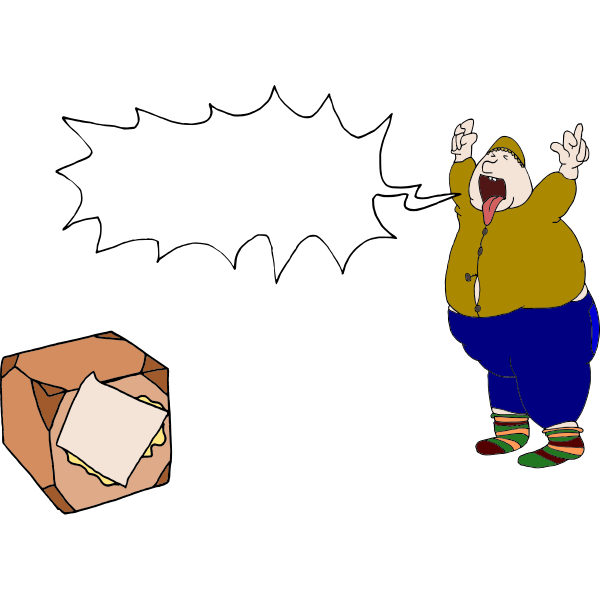 Shouting at parcel